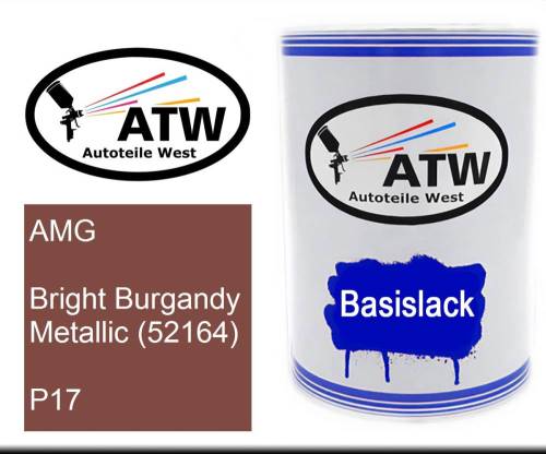 AMG, Bright Burgandy Metallic (52164), P17: 500ml Lackdose, von ATW Autoteile West.